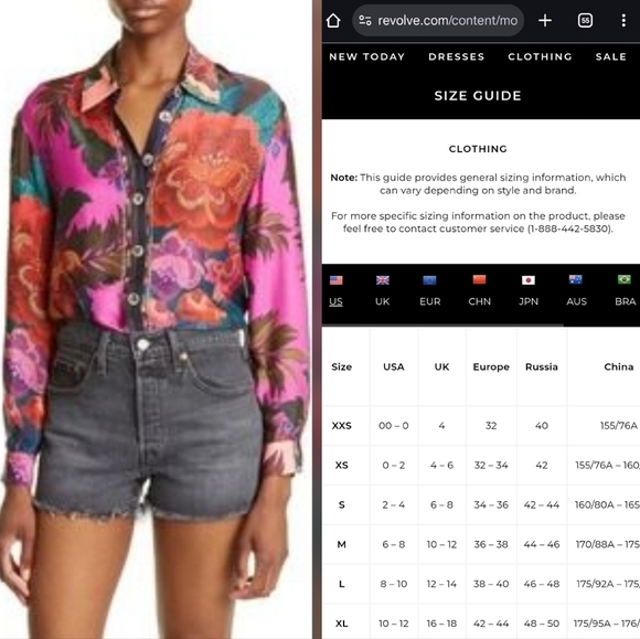 House of Harlow 1960 x Revolve Satin Floral Print Blouse - Picture 14 of 16